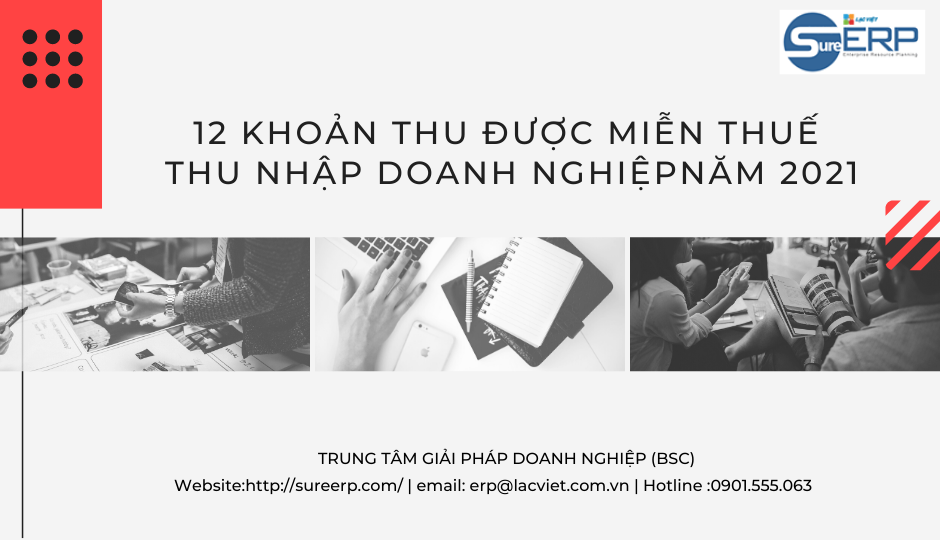 12 khoản thu được miễn thuế thu nhập doanh nghiệp năm 2021.png