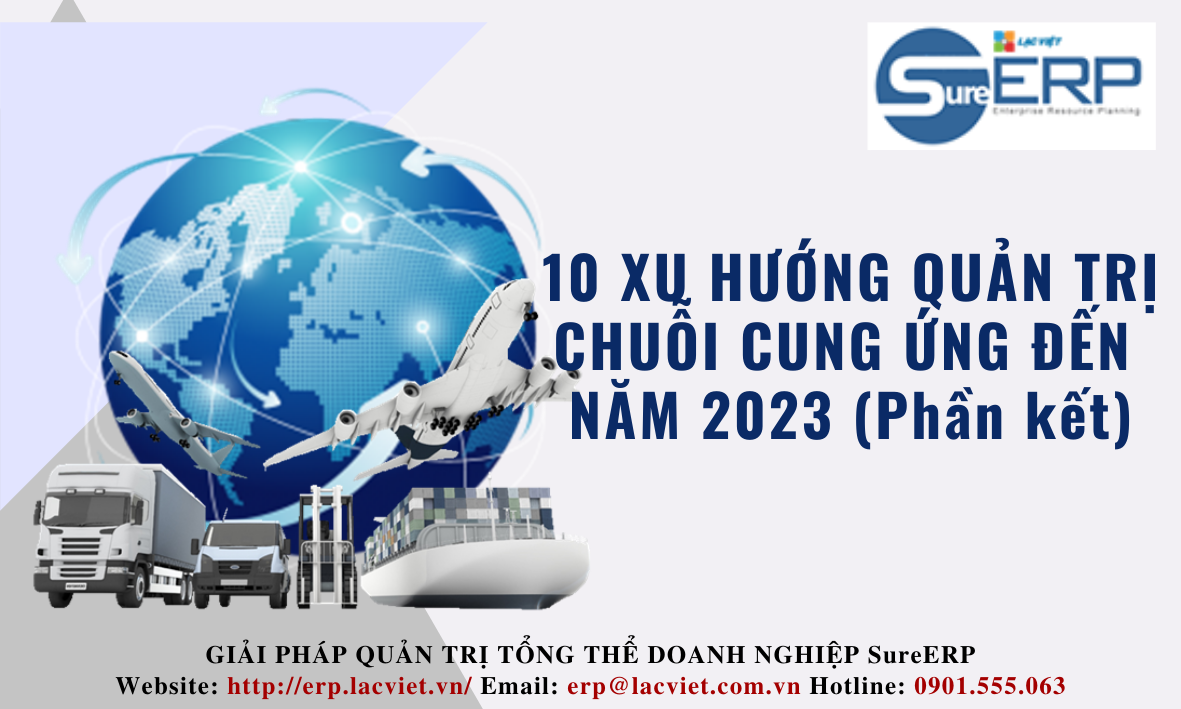 10 Xu hướng quản trị chuỗi cung ứng đến năm 2023 (Phần kết)